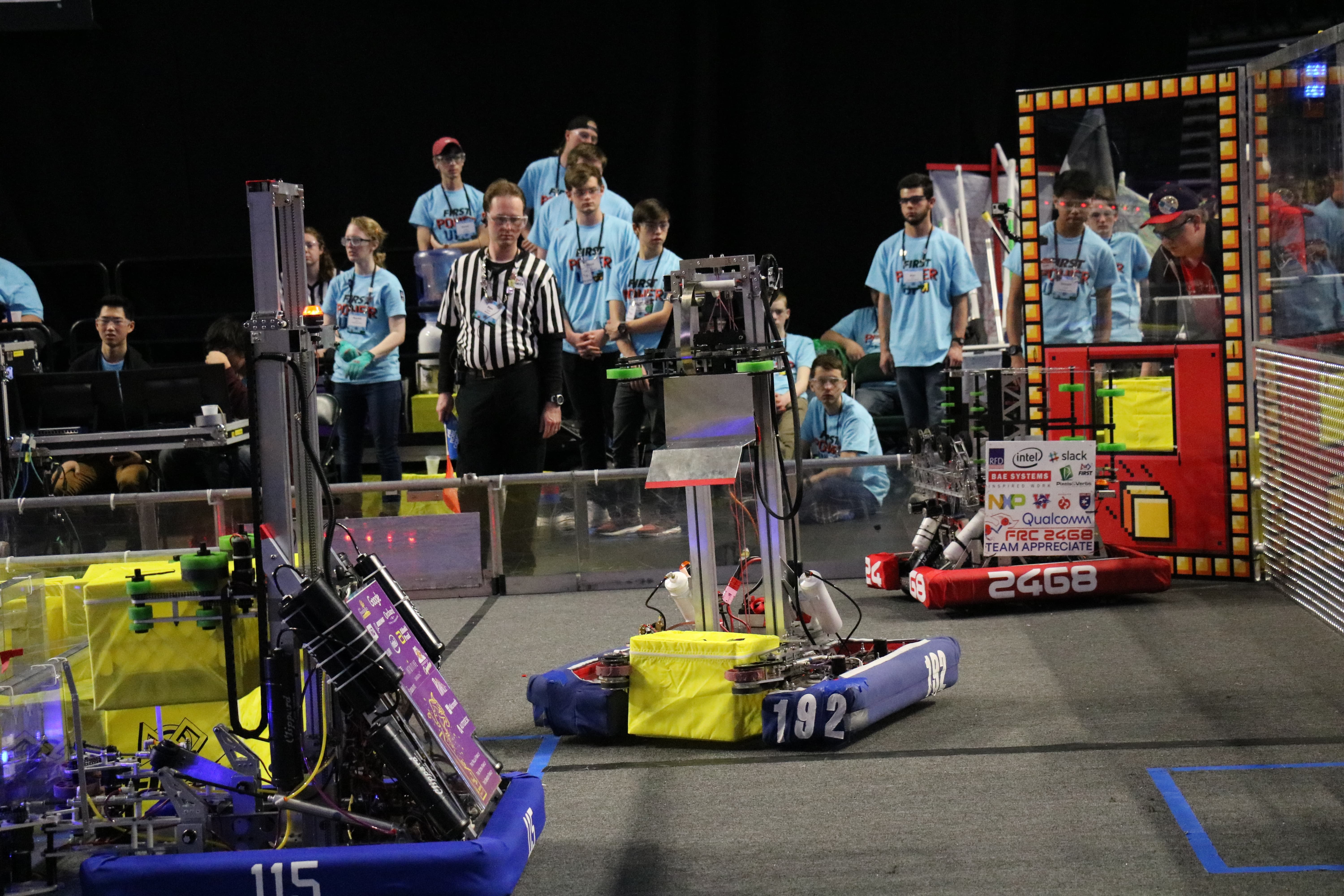2018 robot at competition